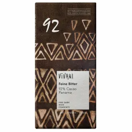 Czekolada Gorzka 92% Bio 80 g - Vivani