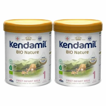 2 x BIO Nature Ekologiczne Mleko Początkowe 1 DHA+ 800 g - Kendamil