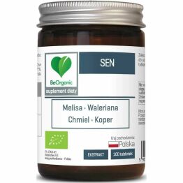 Tabletki Na Sen BIO 100 Sztuk - Be Organic