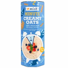 Błyskawiczne Płatki Owsiane Pełnoziarniste Creamy Oats 750 g - Mixit