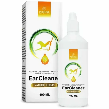 EarCleaner do Higieny Uszu Psów i Kotów 100 ml - Pokusa