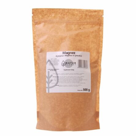 Cytrynian Magnezu 500 g Proszek - Natur Planet