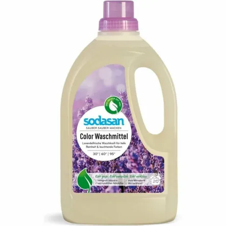 Płyn do Prania Uniwersalny KOLOR Lawenda BIO 1,5 l - Sodasan