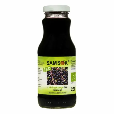 Sam Sok Z Bzu Czarnego Bio 250 ml - Viands - Przecena Krótka Data Minimalnej Trwałości