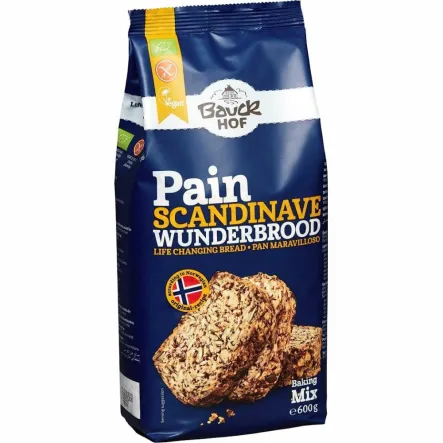 Mieszanka do Pieczenia Chleba z Mąki Owsianej Bezglutenowa Bio 600 g - Bauckhof - Przecena Krótka Data Minimalnej Trwałości