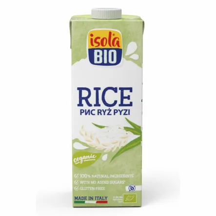 Napój Ryżowy Bezglutenowy Bio 1 l Isola Bez Dodatku Cukru