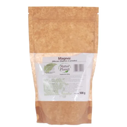 Mleczan Magnezu 500 g Proszek Natur Planet