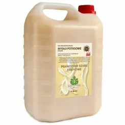 Mydło Potasowe Prawdziwe Szare Kremowe w Płynie 5 L - Mydlarnia Powrót Do Natury