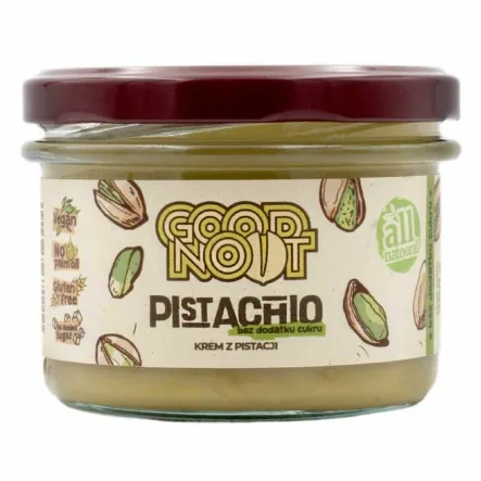 Krem Pistacjowy Bez Dodatku Cukru 200 g - Good Noot