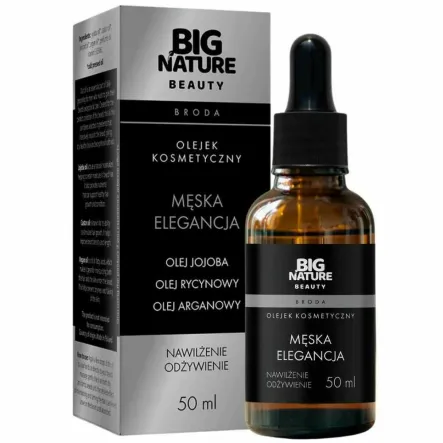 Olejek Kosmetyczny Męska Elegancja do Brody 50 ml - Big Nature Beauty