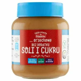 Pasta Orzechowa z Arachidów Bez Dodatku Soli i Cukru 350 g - Primavika