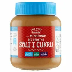 Pasta Orzechowa z Arachidów Bez Dodatku Soli i Cukru 350 g - Primavika