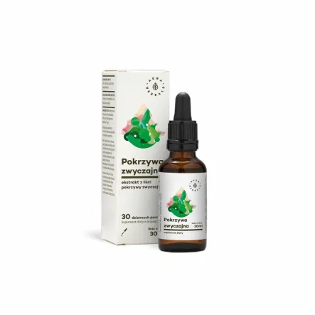 Pokrzywa Zwyczajna Ekstrakt 4:1 30 ml Aura Herbals