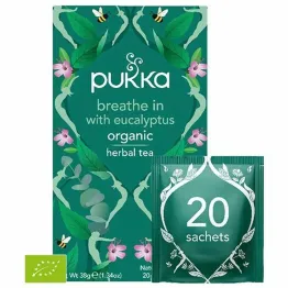 Herbatka Ziołowa Breathe In BIO 38 g (20 Saszetek) - Pukka