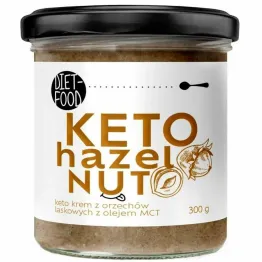 Keto Krem z Orzechów Laskowych z Olejem MCT 300 g - Diet-Food