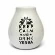 Matero Ceramico Luka White 350 ml z Logo Keep Calm  