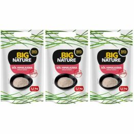 Zestaw 3 x Sól Himalajska Różowa Drobna 2,2 kg - Big Nature