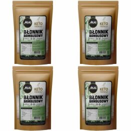 4 x Błonnik Bambusowy 500 g - MK Nutrition - Mąka Bambusowa