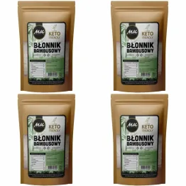 4 x Błonnik Bambusowy 500 g - MK Nutrition - Mąka Bambusowa