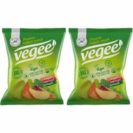 2 x Chipsy Warzywne Bezglutenowe 25 g Vegee Bio - McLLOYD'S