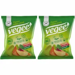 2 x Chipsy Warzywne Bezglutenowe 25 g Vegee Bio - McLLOYD'S