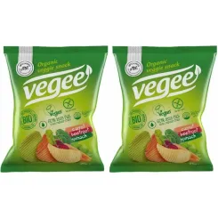 2 x Chipsy Warzywne Bezglutenowe 25 g Vegee Bio - McLLOYD'S