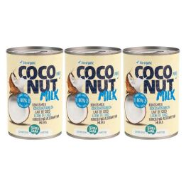 Zestaw 3 x Napój Kokosowy Coconut Milk Bio 400 ml Terrasana