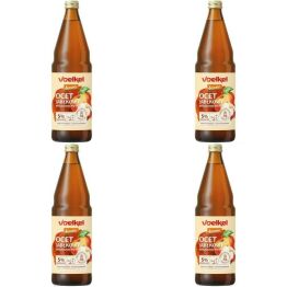 Zestaw 4 x Ocet Jabłkowy Niepasteryzowany Niefiltrowany Bio DEMETER 750 ml - Voelkel