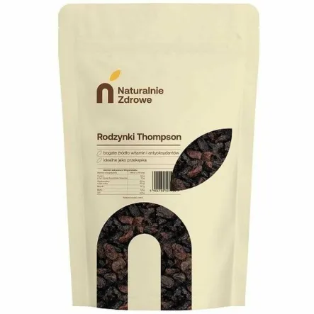 Rodzynki Thompson 250 g - Naturalnie Zdrowe