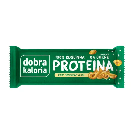 Baton Proteina Krem Orzechowy Sól 45 g Dobra Kaloria