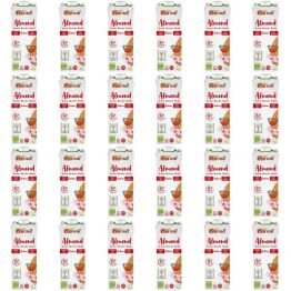 24 x Napój Migdałowy Bezglutenowy Niesłodzony Bio 1 l UHT - Ecomil