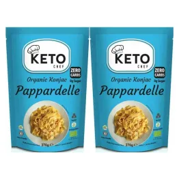2 x  Makaron Keto (Konjac Typu Noodle Pappardelle) Bio 270 g (200 g) - Keto Chef