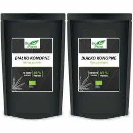 Zestaw 2 x Białko Konopne w Proszku Bio 500 g - Bio Planet