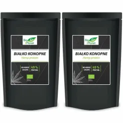 Zestaw 2 x Białko Konopne w Proszku Bio 500 g - Bio Planet
