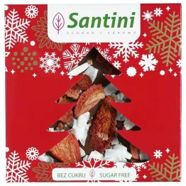 Czekolada Mleczna z Truskawkami i Kokosem 80 g - Santini