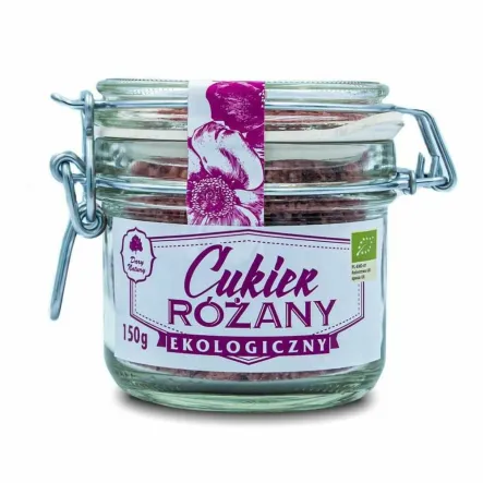 Ekologiczny Cukier Różany 150 g - Dary Natury