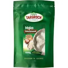 Mąka Kasztanowa 1 kg Mąka z kasztanów jadalnych, kasztany jadalne w proszku - Targroch 