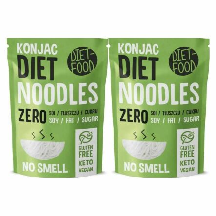2 x Makaron Shirataki Konjac Noodles Zero 200 g - Diet-Food