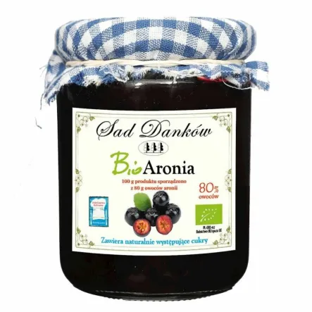 Aronia 80% Bio 260 g - Sad Danków - Przecena Krótka Data Minimalnej Trwałości