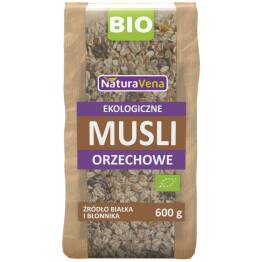 Musli Orzechowe 600 g Bio -  NaturAvena