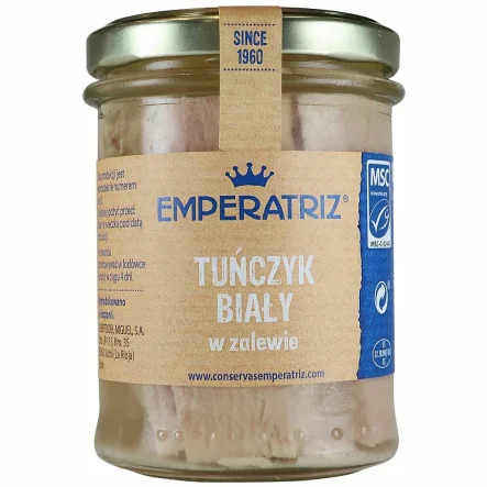 Tuńczyk Biały Filety w Zalewie 200 g (140 g) Słoik