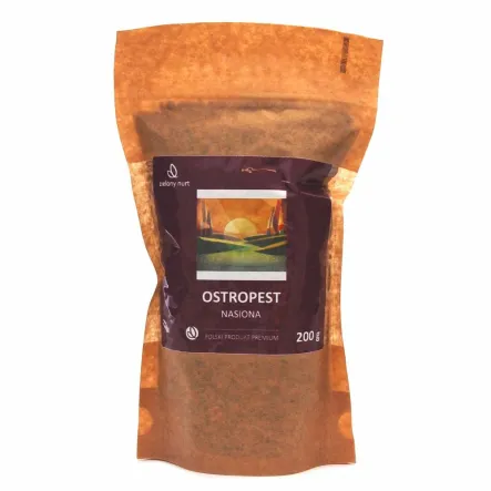 Nasiona Ostropestu 200 g - Zielony Nurt - Przecena Krótka Data Minimalnej Trwałości