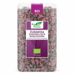 Żurawina Suszona Cięta Niesłodzona Bio 1 kg - Bio Planet