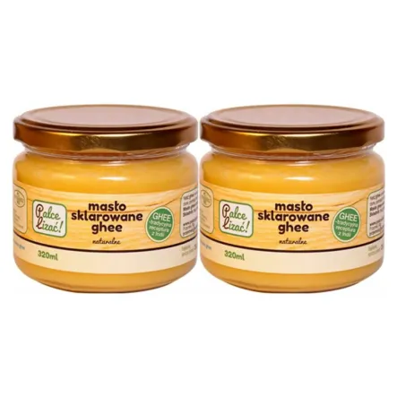 2 x Masło Sklarowane Ghee 320 ml - Palce Lizać