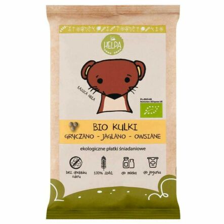 Kulki Gryczano - Jaglano - Owsiane Bez Dodatku Cukru Bio 160 g - Helpa