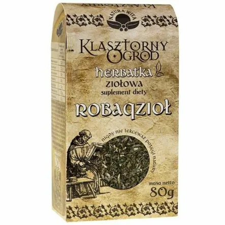 Herbatka Ziołowa ROBAQZIOŁ 80 g - Klasztorny Ogród