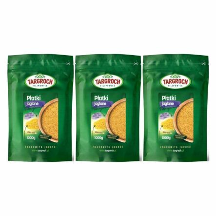 Zestaw 3 x Płatki Jaglane 1 kg - Targroch 
