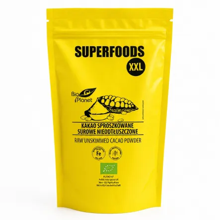 Kakao Sproszkowane Surowe Nieodtłuszczone Bio 400 g - Bio Planet