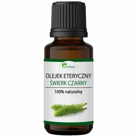 Naturalny Olejek Eteryczny Świerk Czarny 30 ml - Vitafarm