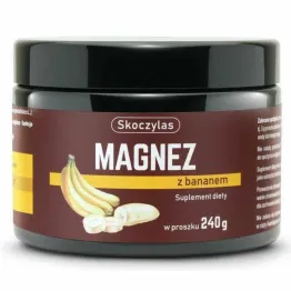 Magnez z Bananem w Proszku 300 g - Skoczylas